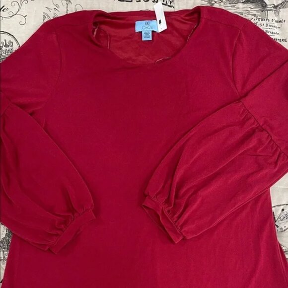 CeCe Long Sleeve Flared Dress - Picture 5 of 11